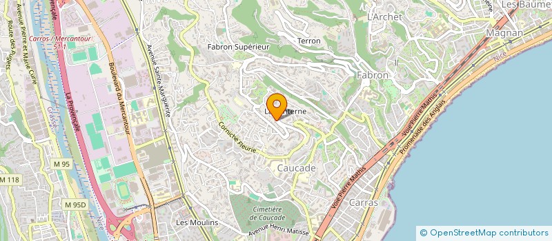 localisation de l'entreprise FRANCE PIERRE à NICE