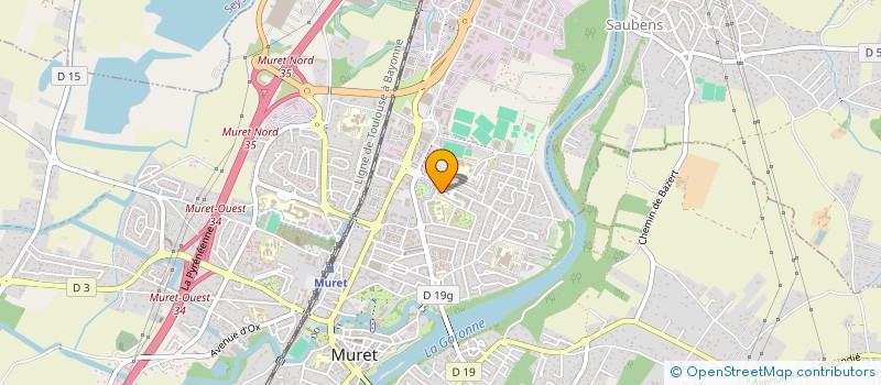 localisation de l'entreprise FRANCE PLACO  MURET