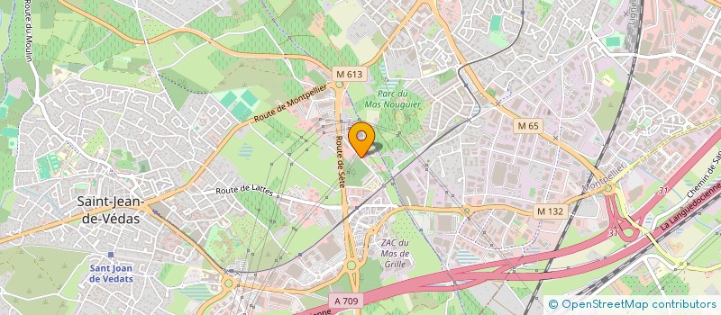 localisation de l'entreprise FRANCE PLASTIQUES à SAINT-JEAN-DE-VEDAS