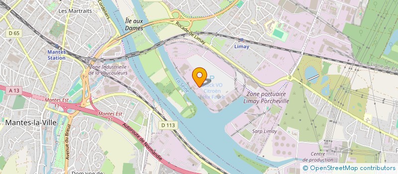 localisation de l'entreprise FRANCE PLASTIQUES RECYCLAGE  LIMAY