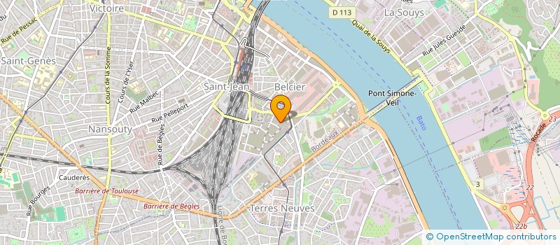 localisation de l'entreprise FRANCE PLURI'AILES  BORDEAUX