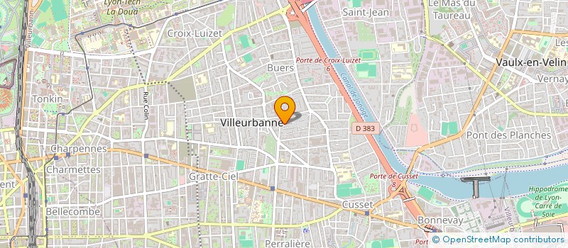 localisation de l'entreprise FRANCE PLURI MEDIA à VILLEURBANNE