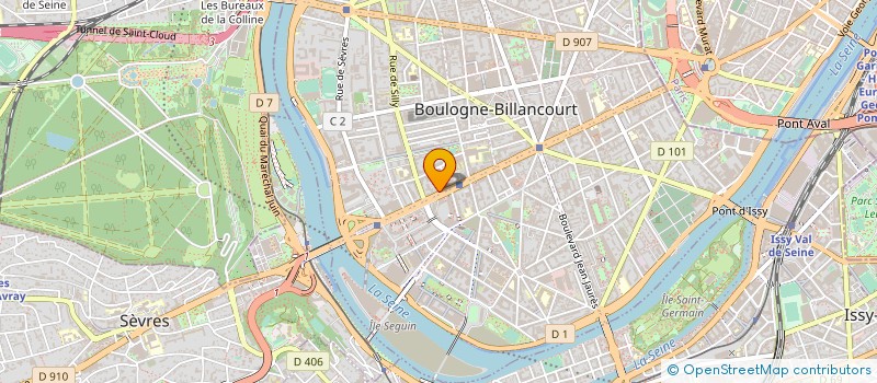 localisation de l'entreprise FRANCE PLUS HAUTS-DE-SEINE à BOULOGNE-BILLANCOURT