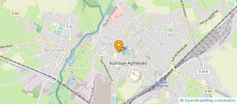 localisation de l'entreprise FRANCE PLUS LEVAL AULNOYE à AULNOYE-AYMERIES