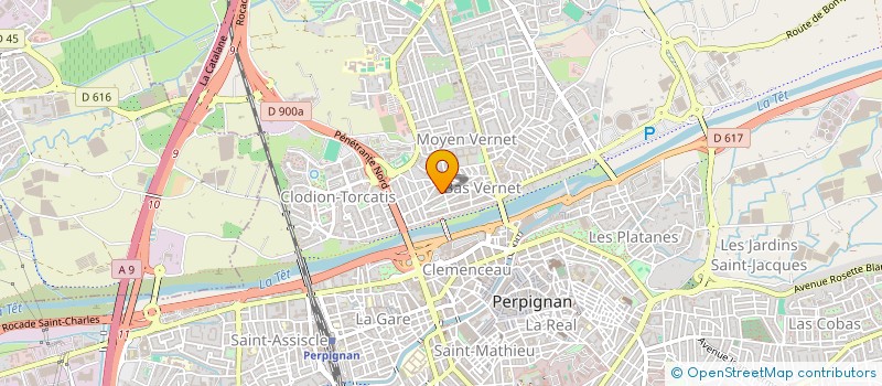 localisation de l'entreprise FRANCE PLUS ROUSSILLON  PERPIGNAN