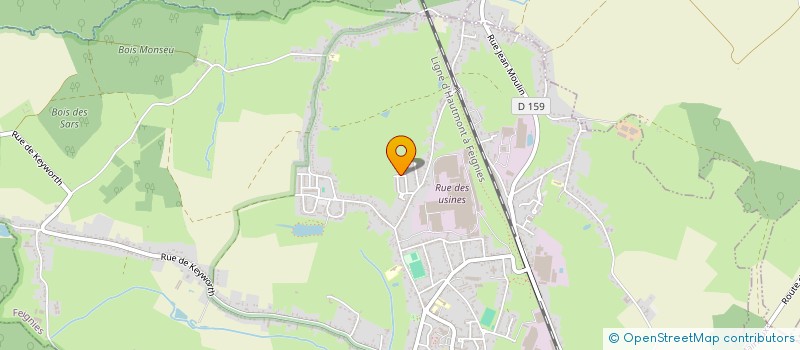 localisation de l'entreprise FRANCE PLUS VAL DE SAMBRE  FEIGNIES