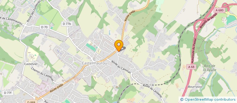 localisation de l'entreprise FRANCE PM RUGBY LEAGUE  CASTELMAUROU