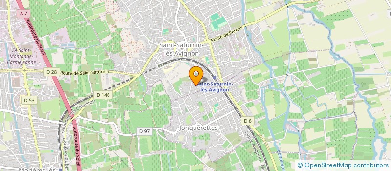 localisation de l'entreprise FRANCE POIDS LOURDS à SAINT-SATURNIN-LES-AVIGNON