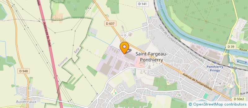 localisation de l'entreprise FRANCE POISSON GOURMET à SAINT-FARGEAU-PONTHIERRY