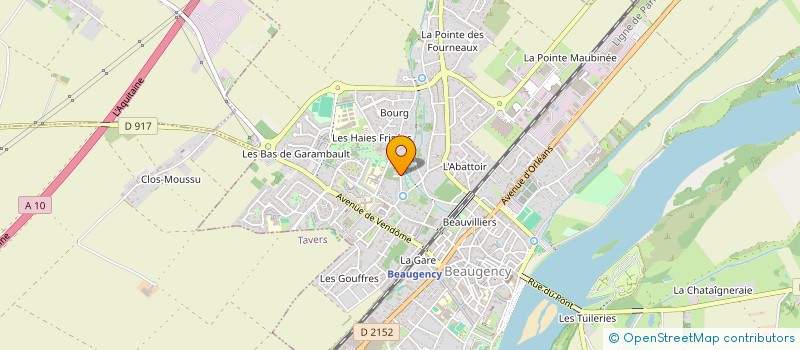 localisation de l'entreprise FRANCE PONTAGE à BEAUGENCY