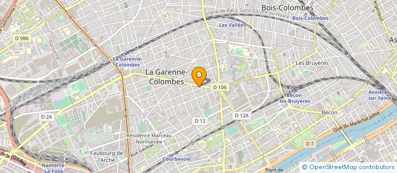 localisation de l'entreprise FRANCE-POSE à LA GARENNE-COLOMBES