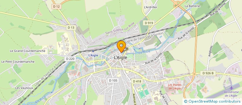 localisation de l'entreprise FRANCE POSE à L'AIGLE