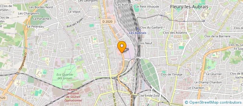 localisation de l'entreprise FRANCE POSE SERVICES  FLEURY-LES-AUBRAIS