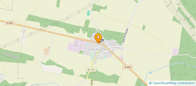localisation de l'entreprise FRANCE POSES FERMETURES  SIVRY-COURTRY