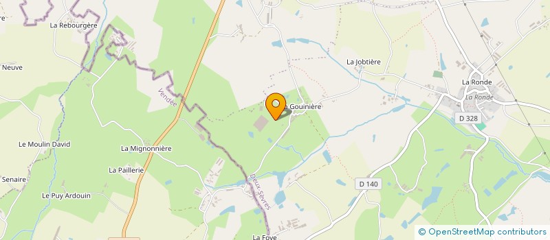 localisation de l'entreprise FRANCE POULETTES à LA FORET-SUR-SEVRE