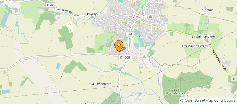 localisation de l'entreprise FRANCE POUTRES à VENANSAULT