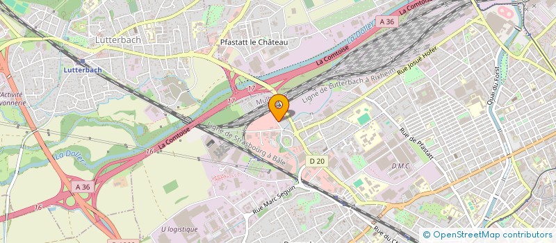 localisation de l'entreprise FRANCE PREDALLE BA à MULHOUSE