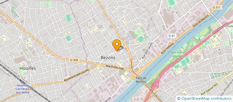 localisation de l'entreprise FRANCE PRESSING à BEZONS