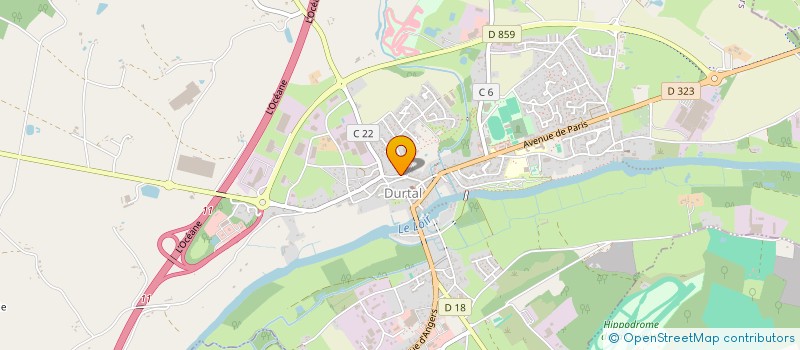 localisation de l'entreprise FRANCE PRESSING  DURTAL