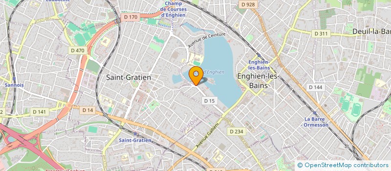 localisation de l'entreprise FRANCE PRESSING à ENGHIEN-LES-BAINS
