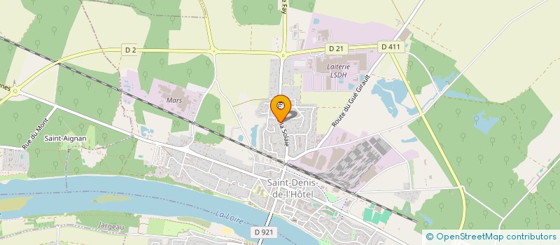 localisation de l'entreprise FRANCE PRESTIGE  SAINT-DENIS-DE-L'HOTEL