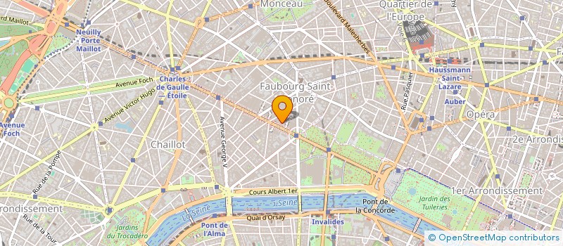localisation de l'entreprise FRANCE PRESTIGE AUTOMOBILES SARL à PARIS