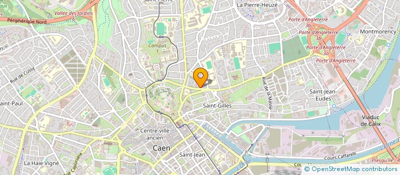 localisation de l'entreprise FRANCE PREVENTION à CAEN