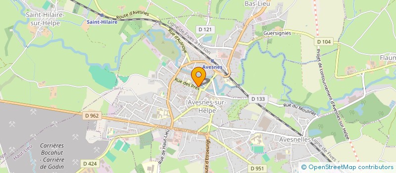 localisation de l'entreprise FRANCE PRIVILEGE à AVESNES-SUR-HELPE