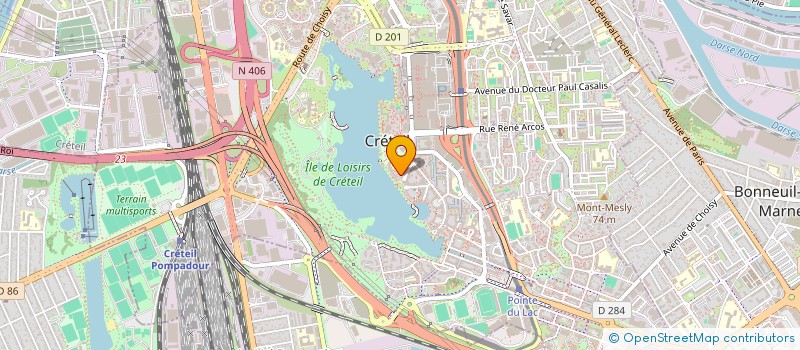 localisation de l'entreprise FRANCE PRO à CRETEIL