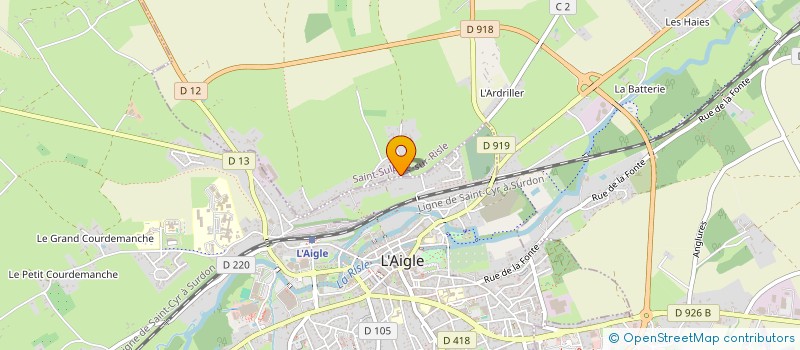 localisation de l'entreprise FRANCE PRO à SAINT-SULPICE-SUR-RISLE