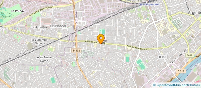 localisation de l'entreprise FRANCE PRO ETANCHEITE à ARGENTEUIL