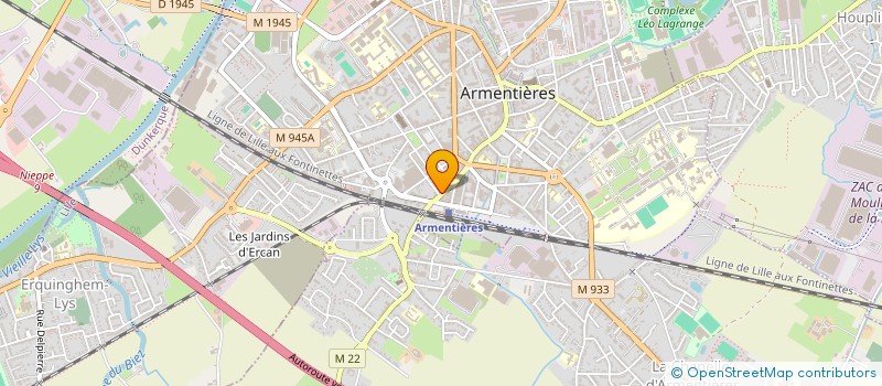 localisation de l'entreprise FRANCE PRO NETTOYAGE  ARMENTIERES