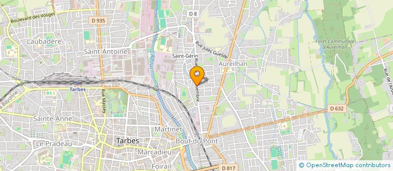 localisation de l'entreprise FRANCE - PROBATI  AUREILHAN