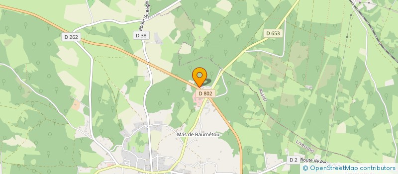 localisation de l'entreprise FRANCE PROFILAGE à LIVERNON