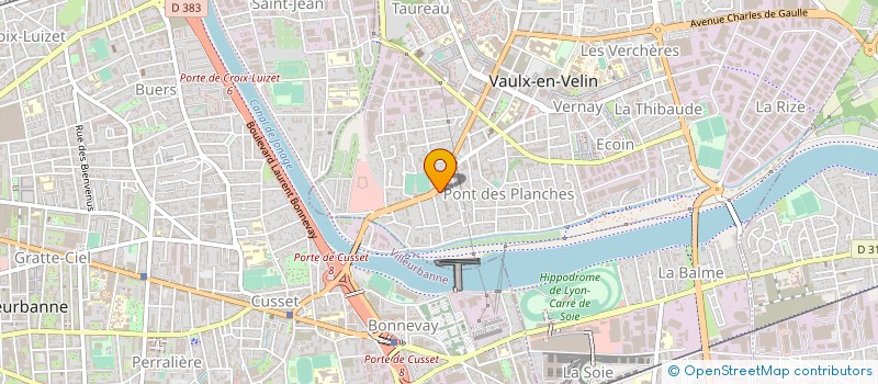 localisation de l'entreprise FRANCE PROFILES à VAULX-EN-VELIN
