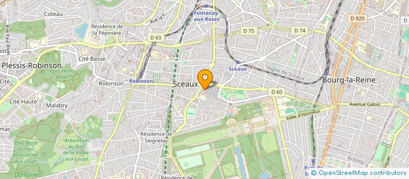 localisation de l'entreprise FRANCE PROMOTION HABITAT LATECOERE à SCEAUX