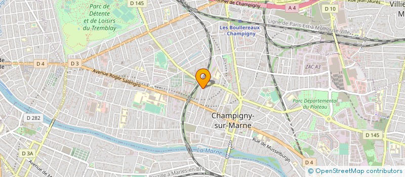 localisation de l'entreprise FRANCE PROPRET CONCEPT à CHAMPIGNY-SUR-MARNE