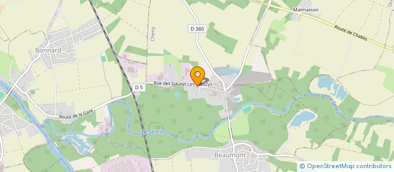 localisation de l'entreprise FRANCE PROTECT  BONNARD