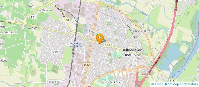 localisation de l'entreprise FRANCE PROTECTION  BELLEVILLE-EN-BEAUJOLAIS