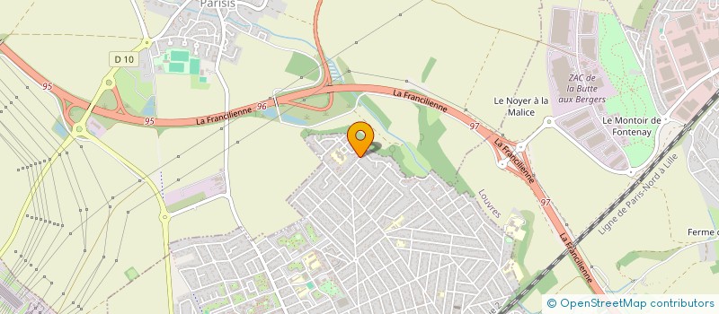 localisation de l'entreprise FRANCE PROTECTION SECURITE EVENEMENTIEL à GOUSSAINVILLE