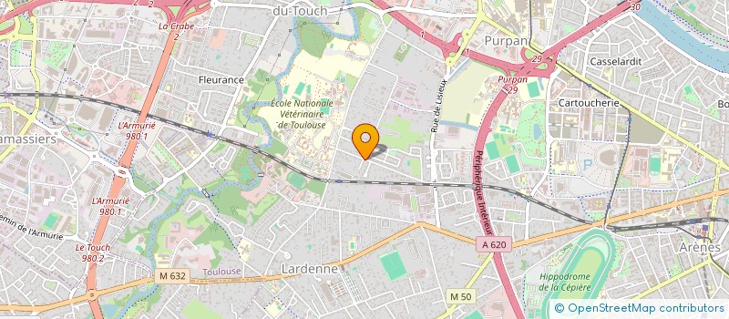 localisation de l'entreprise FRANCE PROTHESE  TOULOUSE