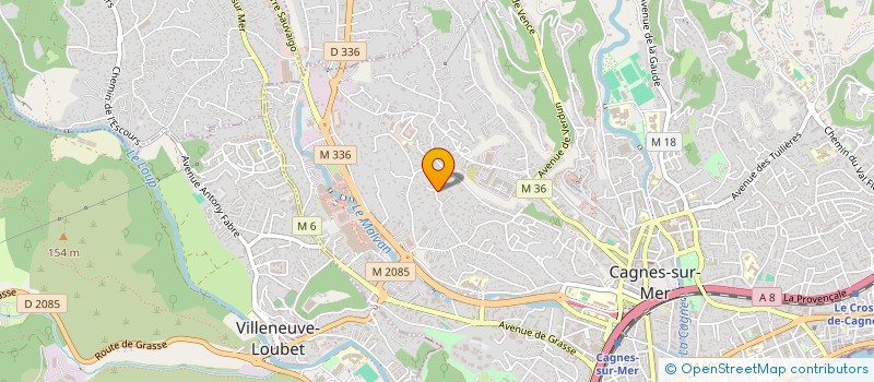 localisation de l'entreprise FRANCE PROVENCAL à CAGNES-SUR-MER