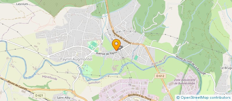 localisation de l'entreprise FRANCE PYRENEES  PAYRIN-AUGMONTEL