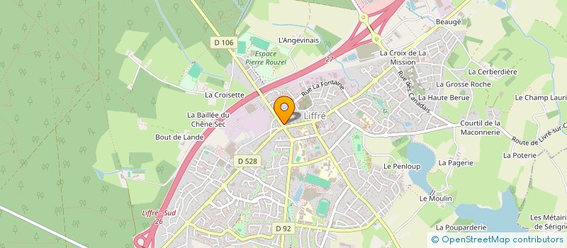 localisation de l'entreprise FRANCE QUILY  LIFFRE