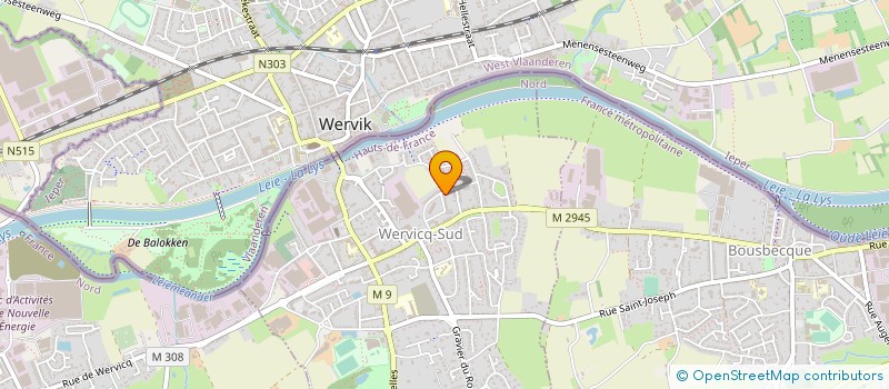 localisation de l'entreprise FRANCE RACHIS DISTRIBUTION ET DEVELOPPEMENT à WERVICQ-SUD