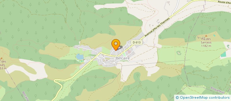 localisation de l'entreprise FRANCE RAFT  BELCAIRE