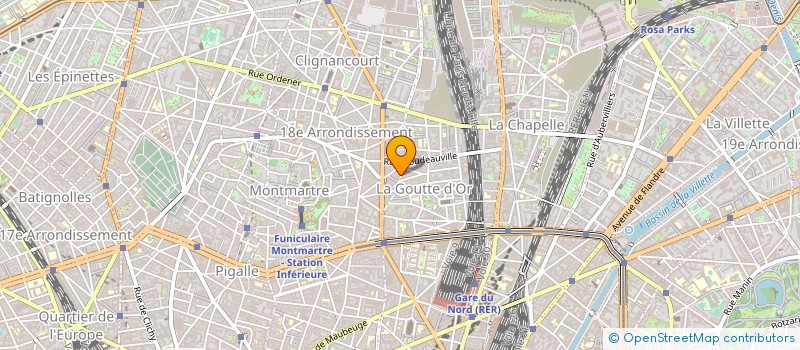 localisation de l'entreprise FRANCE RAMA à PARIS