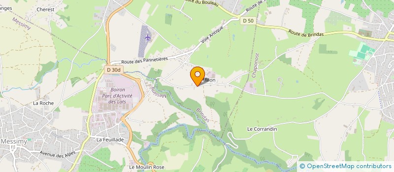 localisation de l'entreprise FRANCE RAMONAGE DEBIMAX FRSP2 à BRINDAS