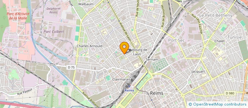 localisation de l'entreprise FRANCE REAL CONCEPT  REIMS