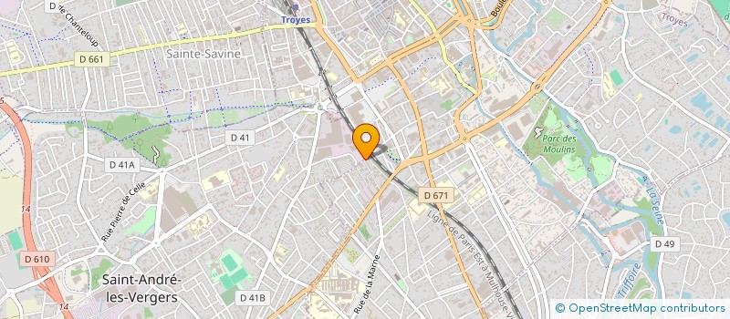 localisation de l'entreprise FRANCE REDACTIONNEL à TROYES